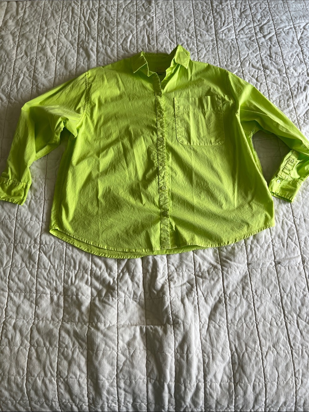 A New Day Lime Button-Up Shirt
